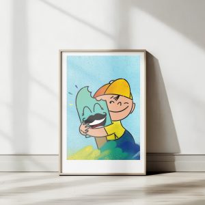 Schnu hug - blue/green/yellow